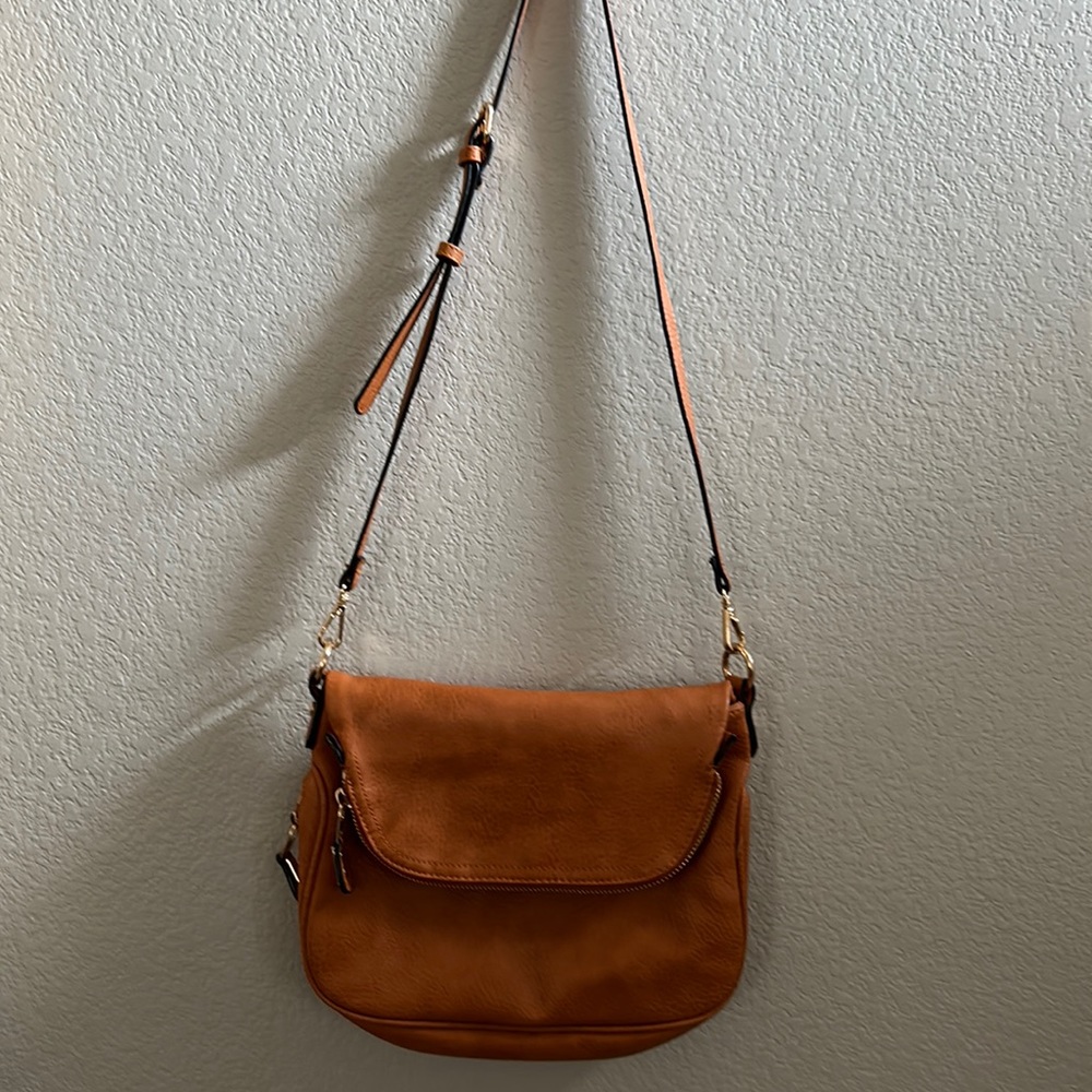💖Faux Leather Bag - Tan Color